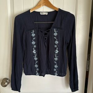 Hollister Blue Blouse